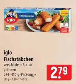 Famila Nord Ost iglo Fischstäbchen Angebot