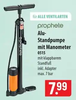 Famila Nord Ost prophete Alu-Standpumpe mit Manometer Angebot