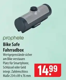 Famila Nord Ost prophete Bike Safe Fahrradbox Angebot