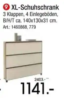 Zurbrüggen XL-Schuhschrank Angebot