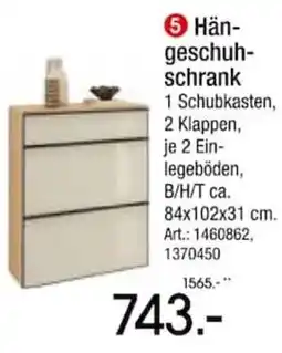 Zurbrüggen Hän-geschuh-schrank Angebot