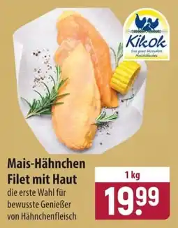 Famila Nord Ost Kikok Mais-Hähnchen Filet mit Haut Angebot