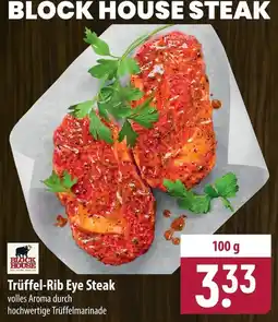 Famila Nord Ost BLOCK HOUSE Trüffel-Rib Eye Steak Angebot