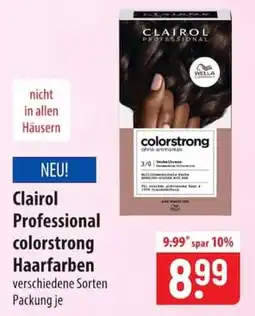 Famila Nord Ost Clairol Professional colorstrong Haarfärben Angebot