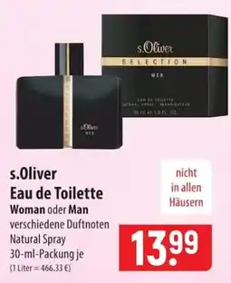 Famila Nord Ost s.Oliver Eau de Toilette Angebot