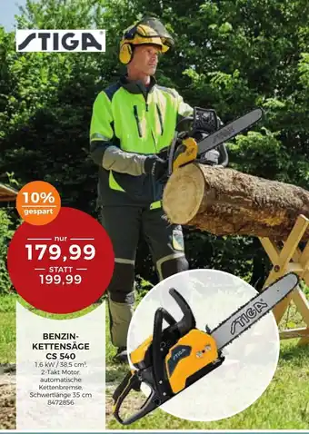 BBM Baumarkt Benzin Kettensäge CS 540 Angebot