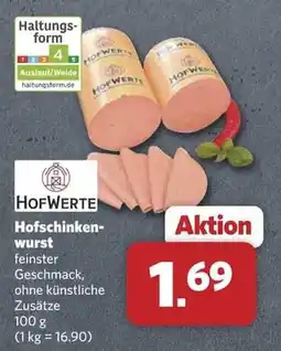 Combi HOFWERTE Hofschinken-wurst Angebot