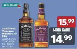 Combi Jack Daniels Tennessee Whiskey oder Likör Angebot