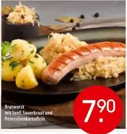 Zurbrüggen Bratwurst mit Senf, Sauerkraut und Petersilienkartoffeln Angebot
