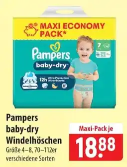 Famila Nord Ost Pampers baby-dry Windelhöschen Angebot