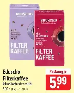 Famila Nord Ost Eduscho Filterkaffee Angebot