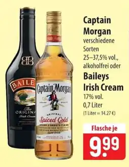 Famila Nord Ost Captain Morgan Baileys Irish Cream Angebot