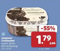 Combi Langnese Cremissimo Angebot