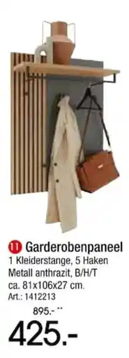 Zurbrüggen Garderobenpaneel Angebot