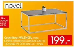 Zurbrüggen Couchtisch VALENCIA, Platte Keramik, Metallgestell verchromt Angebot