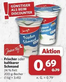 Combi Jeden Tag Frischer oder haltbarer Schmand Angebot