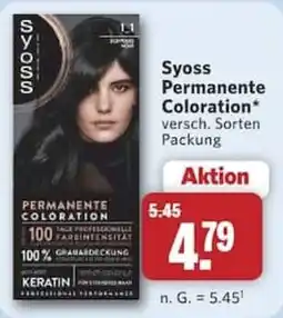 Combi Syoss Permanent Coloration Angebot