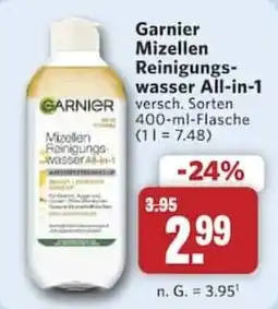 Combi Garnier Mizellen Reinigungswasser All-in-1 Angebot