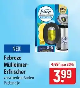 Famila Nord Ost Febreze Mülleimer-Erfrischer Angebot