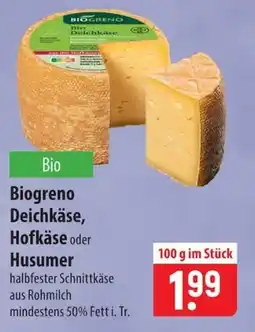 Famila Nord Ost Biogreno Deichkäse Angebot