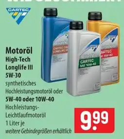 Famila Nord Ost CARTEC Motoröl High-Tech Longlife III Angebot