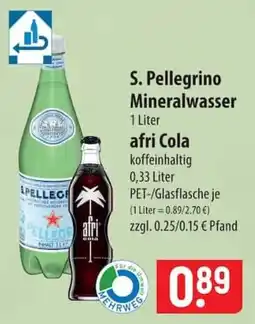 Famila Nord Ost S. Pellegrino Mineralwasser Angebot