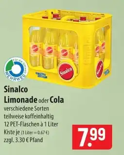 Famila Nord Ost Sinalco Limonade oder Cola Angebot
