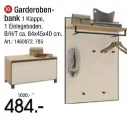 Zurbrüggen Garderoben-bank 1 Klappe, 1 Einlegeboden Angebot