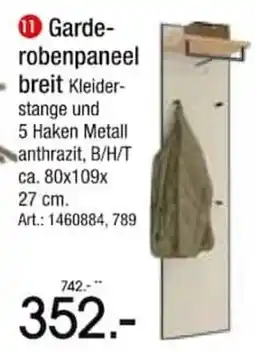 Zurbrüggen Garderobenpaneel Angebot