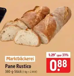 Famila Nord Ost Marktbäckerei Pane Rustico Angebot