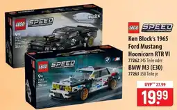 Famila Nord Ost LEGO SPEED CHAMPIONS Ken Block's 1965 Ford Mustang Hoonicorn RTR VI oder BMW M3 (E30) Angebot