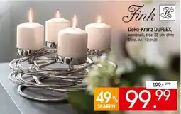 Zurbrüggen Fink Deko-Kranz DUPLEX Angebot