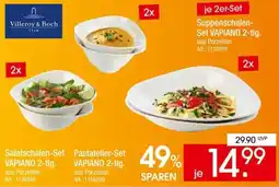 Zurbrüggen Villeroy & Boch Suppenschalen-Set VAPIANO 2-tlg. Angebot
