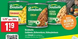 Famila Nord Ost Bonduelle Goldmais, Kichererbsen, Kidneybohnen oder Linsen Angebot