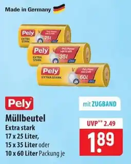 Famila Nord Ost Pely Müllbeutel Extra stark Angebot