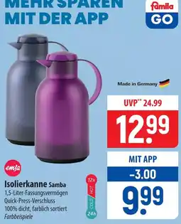Famila Nord Ost emsa Isolierkanne Samba Angebot