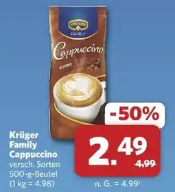 Combi Krüger Family Cappuccino Angebot