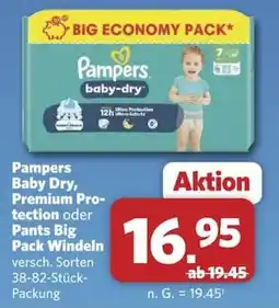 Combi Pampers Baby Dry Angebot