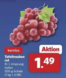 Combi kernlos Tafeltrauben rot Angebot