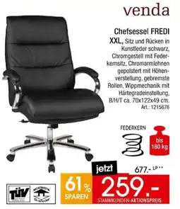Zurbrüggen venda Chefsessel FREDI XXL Angebot
