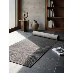 Netto Marken-Discount Läufer Pflegeleicht Anthrazit 80x150 cm - BORNO Kadima Design Angebot
