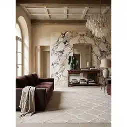 Netto Marken-Discount Teppich Kurzflor Beige 160x230 cm - ERESMA Kadima Design Angebot