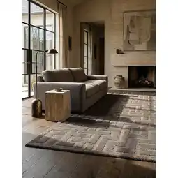 Netto Marken-Discount Teppich Pflegeleicht Braun 160x220 cm - MUOTA Kadima Design Angebot
