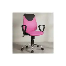 Netto Marken-Discount KADIMA DESIGN Jugenddrehstuhl DAVOS Nylon, ergonomisch, höhenverstellbar, in Pink/Schwarz Angebot