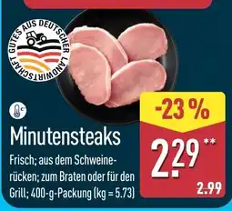 Aldi Nord Minutensteaks Angebot