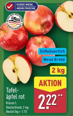 Aldi Nord Tafel-äpfel rot Angebot
