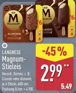 Aldi Nord LANGNESE Magnum-Stieleis Angebot