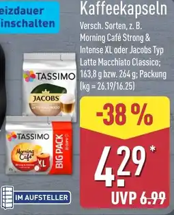 Aldi Nord Tassimo Kaffee kapseln Angebot