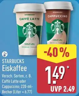 Aldi Nord STARBUCKS Eiskaffee Angebot
