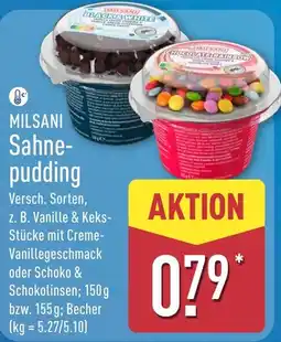Aldi Nord MILSANI Sahne-pudding Angebot